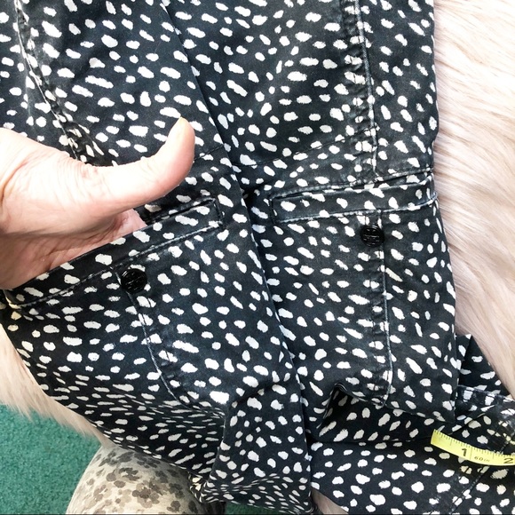 Tory Burch Walker Cargo Dotted Pony Print Jean Size 31 - Picture 10 of 14